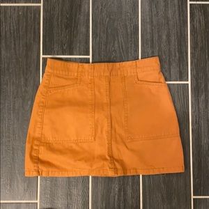 Brown Mini Skirt